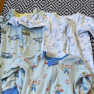 Baby Blue Onesies with Fun Prints